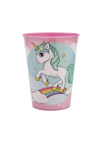 unicorn® - Unicorn Becher Kinder 260 ml Trinkbecher für Kita & Frühstück - Mehrfarbig 9,7x7,6x7,6 cm
