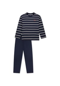 SCHIESSER - Schlafanzug Nightwear, Baumwolle, für Kinder - 804 NACHTBLAU