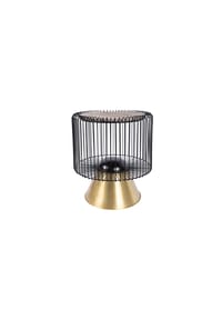 Kayoom - Beistelltisch Malibu 125 - braun - schwarz - gold