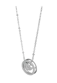 Adelia's Heart Collection - Halskette mit Anhänger – Herz aus 925 Silber - silber