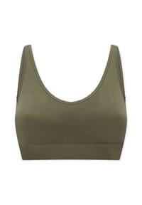 SCHIESSER - Bustier Classic Seamless, nahtlos, für Damen - KHAKI