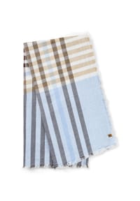 camel active - Schal aus Baumwollmix - Hellblau
