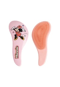 Disney - Minnie Maus Haarbürste für Kinder – Entwirrbürste aus Kunststoff - Rosa 19x4x8 cm