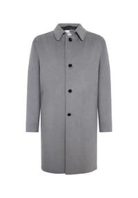 pierre cardin - Mantel mit Knopfleiste - Sharkgray