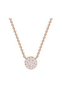 GLANZSTÜCKE MÜNCHEN - Damen Kette aus 925/- Sterling Silber in Roségold mit Zirkonia - roségold