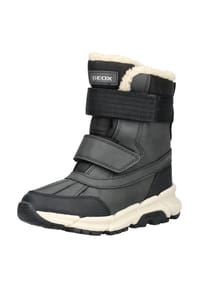 GEOX - Lederimitat/Textil Stiefel - Schwarz