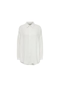 ONLY® - Hemdbluse, Bio-Baumwolle, Strukturen-Optik, für Damen - WHITE