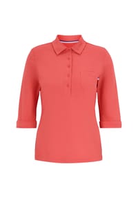 JOY sportswear - Poloshirt "Gisele", 3/4-Arm, Brusttasche, für Damen - 10514 - HIBIS. RED