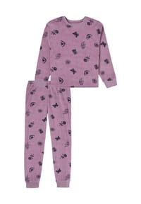 SCHIESSER - Nightwear Schlafanzug, Frottee, Motive, für Kinder - 312 MAUVE