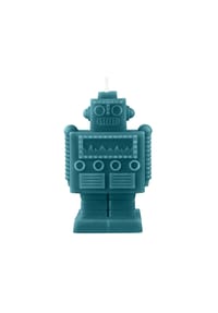 DONKEY - Figurenkerze The Robot Candle, Grün, 13.5 cm - grün
