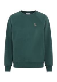 MANGUUN - Sweatshirt, Rippbündchen, für Damen - BEIGE