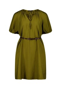 zero - Shirtkleid, Schlüsselloch-Ausschnitt, für Damen - 5499 FIR GREEN
