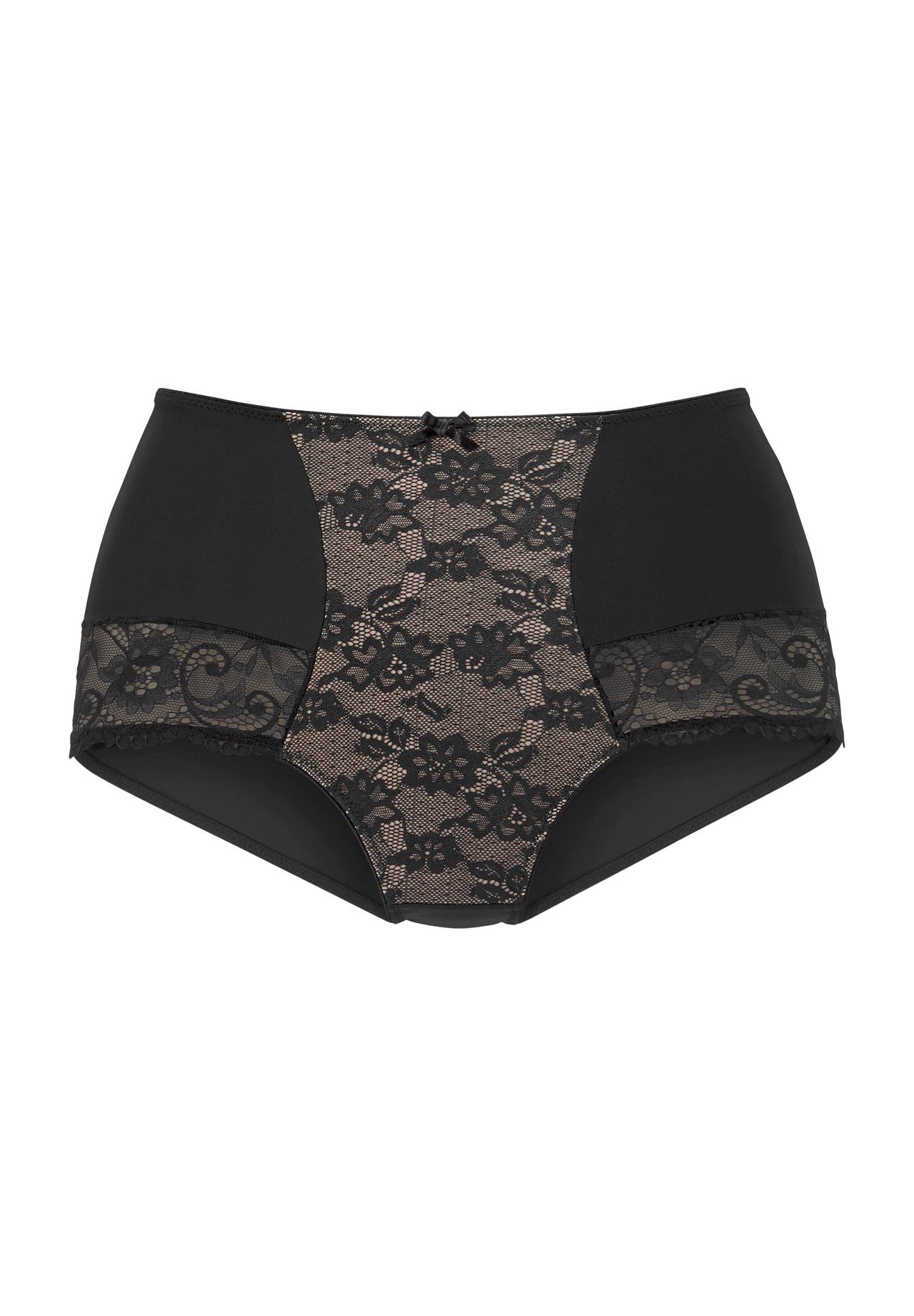 Damen Schwarz High-Waist-Panty Nuance By Lascana, Gr. 40/42, Bunt (, Nougat), Microtouch, Obermaterial: 85% Polyamid, 15% Elasthan, Unterhosen, Mit... - Image 5