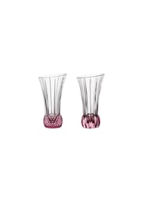 Nachtmann - Tischvasen Set Spring Rosè 2-tlg., Kristallglas - Transparent
