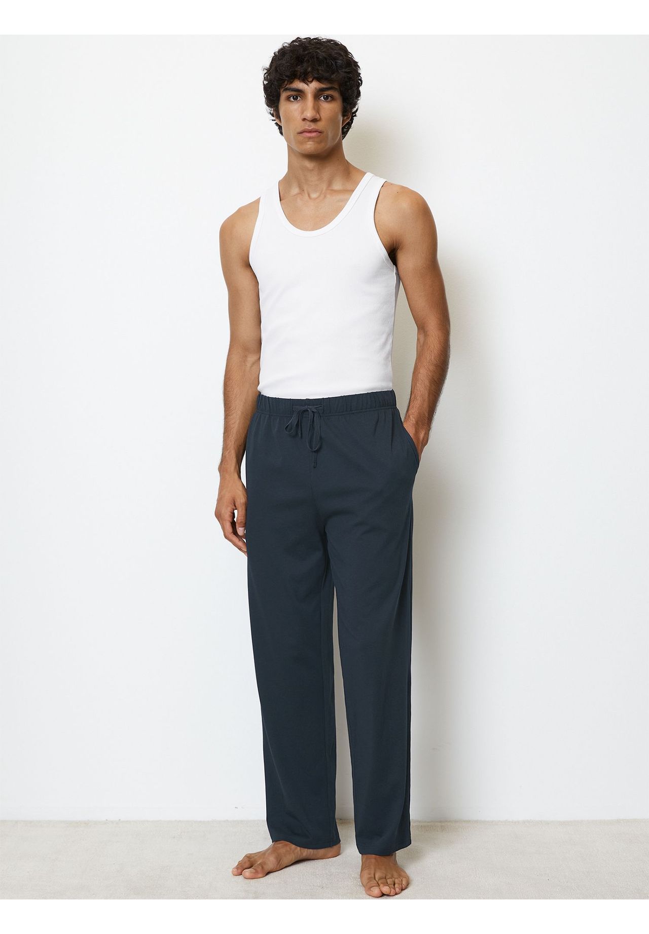 Marc O'polo Mix & Match Schlafanzug-Hose, Baumwolle, FüR Herren, Blau, L