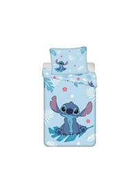 Disney - Lilo and Stitch Design Kuschelige Bettwäsche Baumwolle, 140x200 cm - Mehrfarbig 200x140 + 70x90 cm