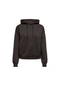 ONLY® - Damen Hoodie - ONLBEST HOOD SWEAT, Kapuze, Regular Fit, einfarbig - Dunkelbraun