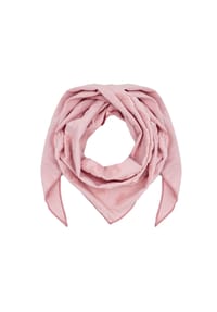 maximo® - MINI GIRL-Dreiecktuch,  Jersey-Frotteeblumen - aloe