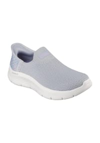 SKECHERS® - Go Walk Flex Sneaker "Sunset Rose", dämpfend, für Damen - GREY TEXTILE/LAVEN