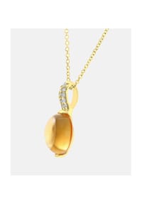 Diamant L'eternel - Kette mit Anhänger, mit 0.04 ct Diamant, 375 Gelbgold - gold