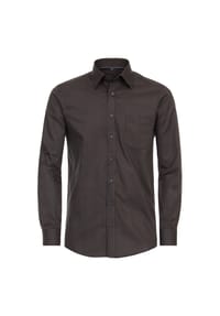 CASAMODA - Herren Freizeithemd kariert Comfort Fit - Braun