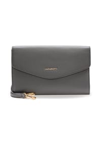 LAZAROTTI - Bologna Leather Bologna Leather Clutch Tasche Leder 23 cm - black