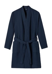 SCHIESSER - Essentials Bademantel, Bio-Baumwolle, für Herren - 203 ANTHRAZIT