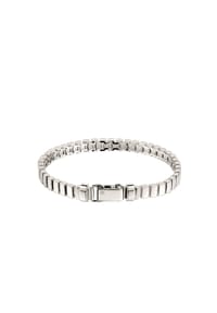 KUZZOÍ - Armband Ohne Stein Plättchen 925 Sterling Silber - Silber