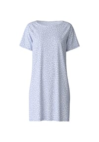 CALIDA - Damen Kurzarm-Nachthemd, Länge 90 cm Favourites Sleep - harmony blue
