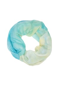 Seasons of April - Damen LOOP LOLA Loop Schal Farbverlauf Ombre Leicht Weich Viskose Sommer Pastell - Grün