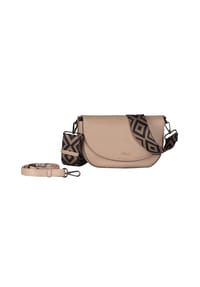Gabor® - LINDA Umhängetasche "Saddle Bag", Magnetverschluss, Gewebeband, für Damen - TAUPE