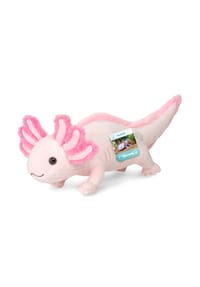 HERMANN Teddy COLLECTION® - Plüsch Kuscheltier Axolotl, 38 cm - ROSE