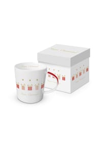 ppd - Henkelbecher Gift Parade Real Gold, in Geschenkbox, 350 ml - Mehrfarbig