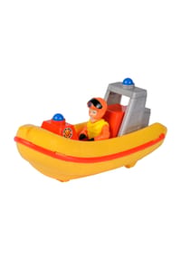 Simba - Feuerwehrmann Sam Spielzeugboot "Neptun mit Elvis" - GELB/ORANGE