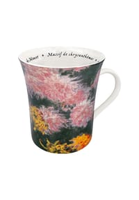 KÖNITZ - Les Fleurs Monet Becher, Chrysanthemes, Monet, 410 ml - Bunt