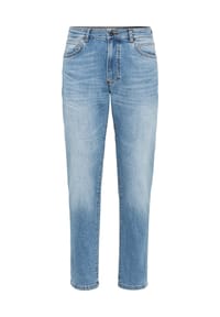 camel active - Regular Fit 5-Pocket Jeans - Hellblau