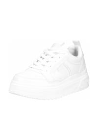 Buffalo - Lederimitat/Textil Sneaker - Weiß