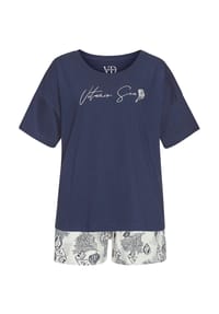 vivance dreams - Vitamin Sea Shorty, Eingrifftaschen, für Damen - 28608 CREAM / AOP