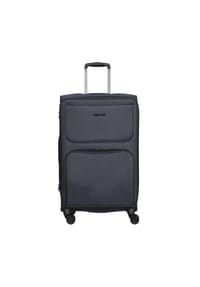 Stratic BENDIGO LIGHT+ - 4-Doppelrollen-Trolley, Reißverschlusstaschen, TSA-Schloss - BLACK