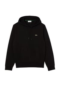 LACOSTE - Herren Hoodie mit Kapuze - Sweatshirt, aufgerautes Fleece, Baumwoll-Mix - Beige