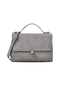 PATRIZIA PEPE - Handtasche Leder 27 cm - bluish gray