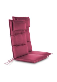 Aspero® - 2 Hochlehner Stuhlauflagen Sitzpolster - Anthrazit