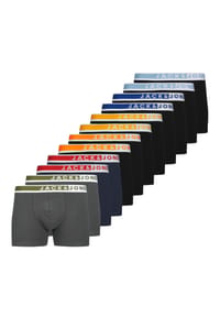 JACK & JONES Herren Boxershorts – Klassischer Elastikbund, Normale Passform, Hoher Tragekomfort
