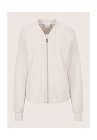 MADELEINE - Basicjacke mit Blousonkragen - perlweiß
