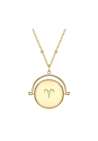 GLANZSTÜCKE MÜNCHEN - Damen Kette aus 925/- Sterling Silber in Gelbgold mit Zirkonia - gelbgold