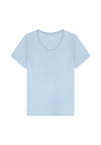 SCHIESSER - Schlafanzug-Oberteil Mix & Relax, V-Ausschnitt, für Damen - 700 GRÜN
