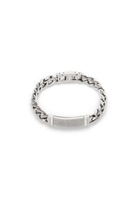 s.Oliver - Armband Steel Tag - schwarz