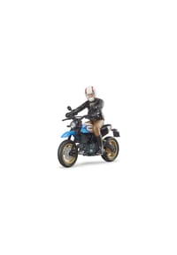 bruder® - Spielzeugauto Freizeit Scrambler Ducati Desert Sled, mit Fahrer - mehrfarbig
