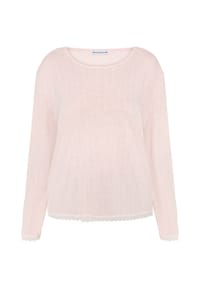MANGUUN - Shirt Raina, U-Boot-Ausschnitt, für Damen - E499  BLUE MELANGE