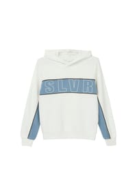 s.Oliver - Hoodie, Rippbündchen, für Kinder - 0210 WHITE